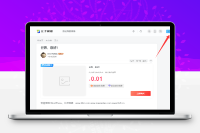 子比美化 — 头部随机访问文章功能-比子网络
