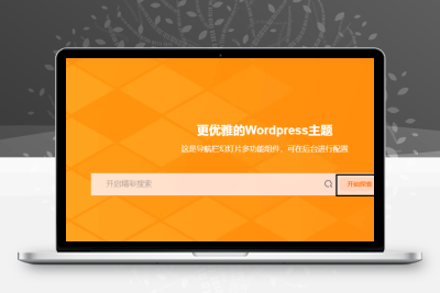 子比主题 — 搜索框架右侧新增两个按钮-码小淘网络
